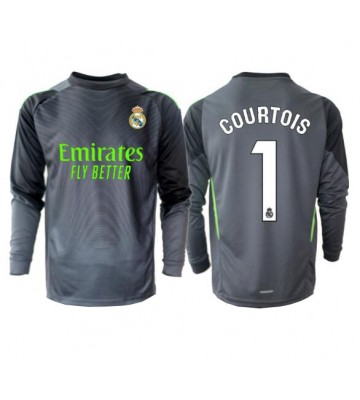 Real Madrid Thibaut Courtois #1 Målmand Tredjetrøje 2025-26 Langærmet